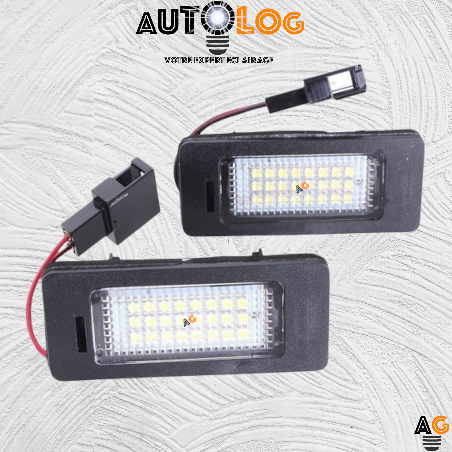 2x Feux de plaque d'immatriculation LED Volkswagen Touareg