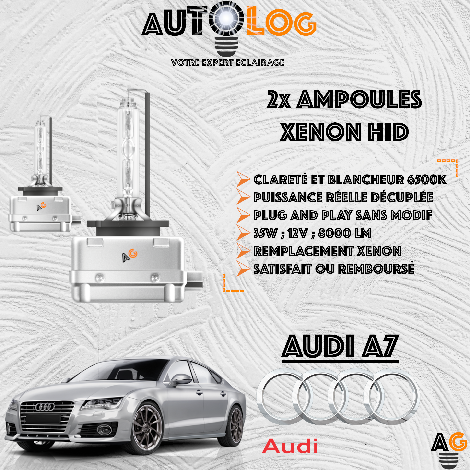 KIT AMPOULE HID XÉNON AUDI A7