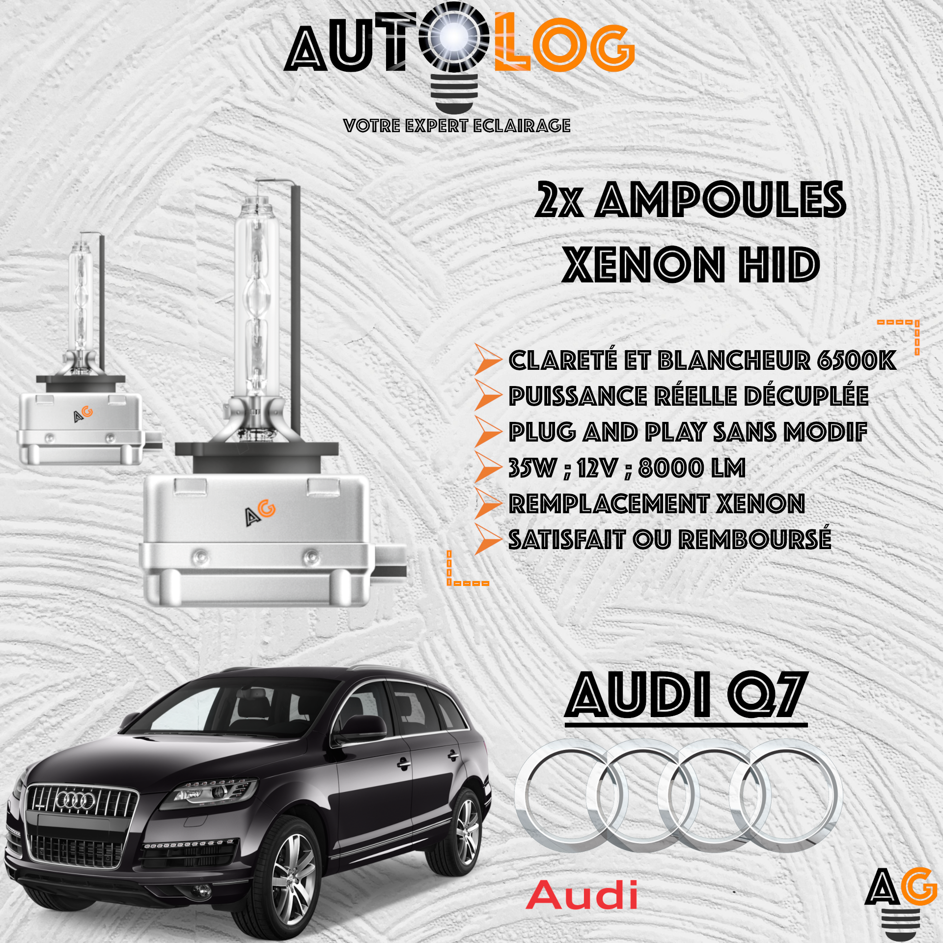 KIT AMPOULE HID XÉNON AUDI Q7