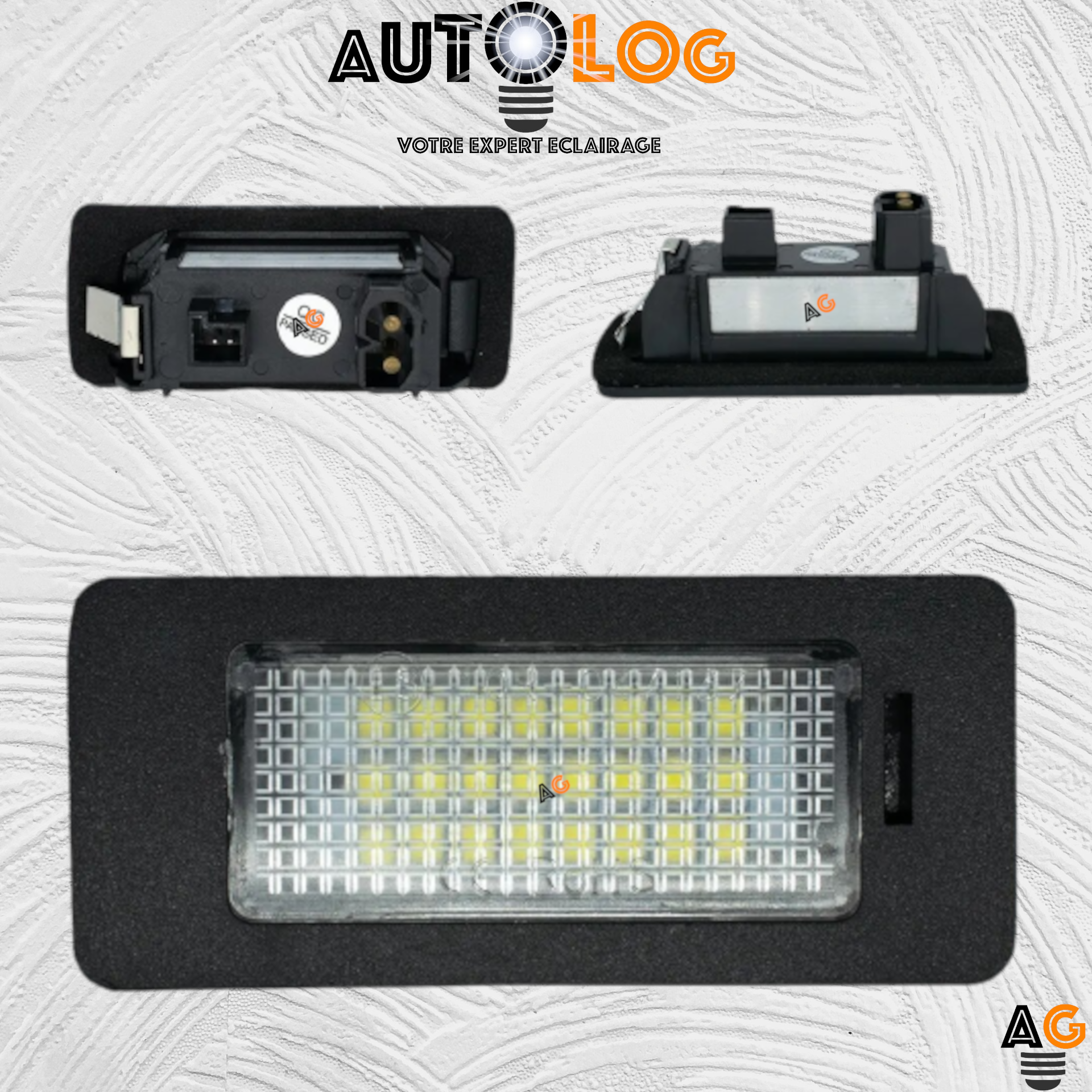 2x Feux de plaque d'immatriculation LED BMW Série 3 E36