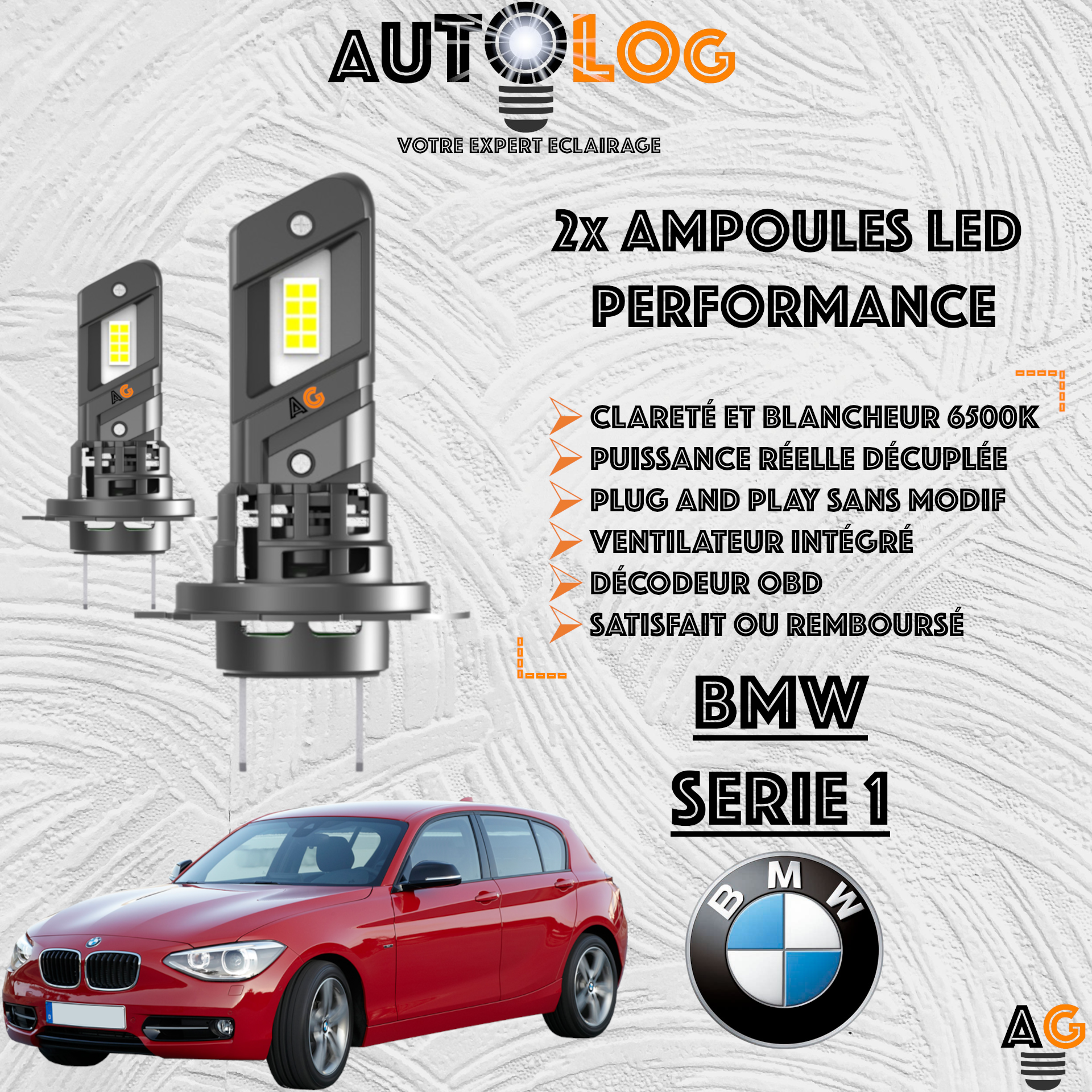 KIT AMPOULE LED BMW SERIE 1 F20