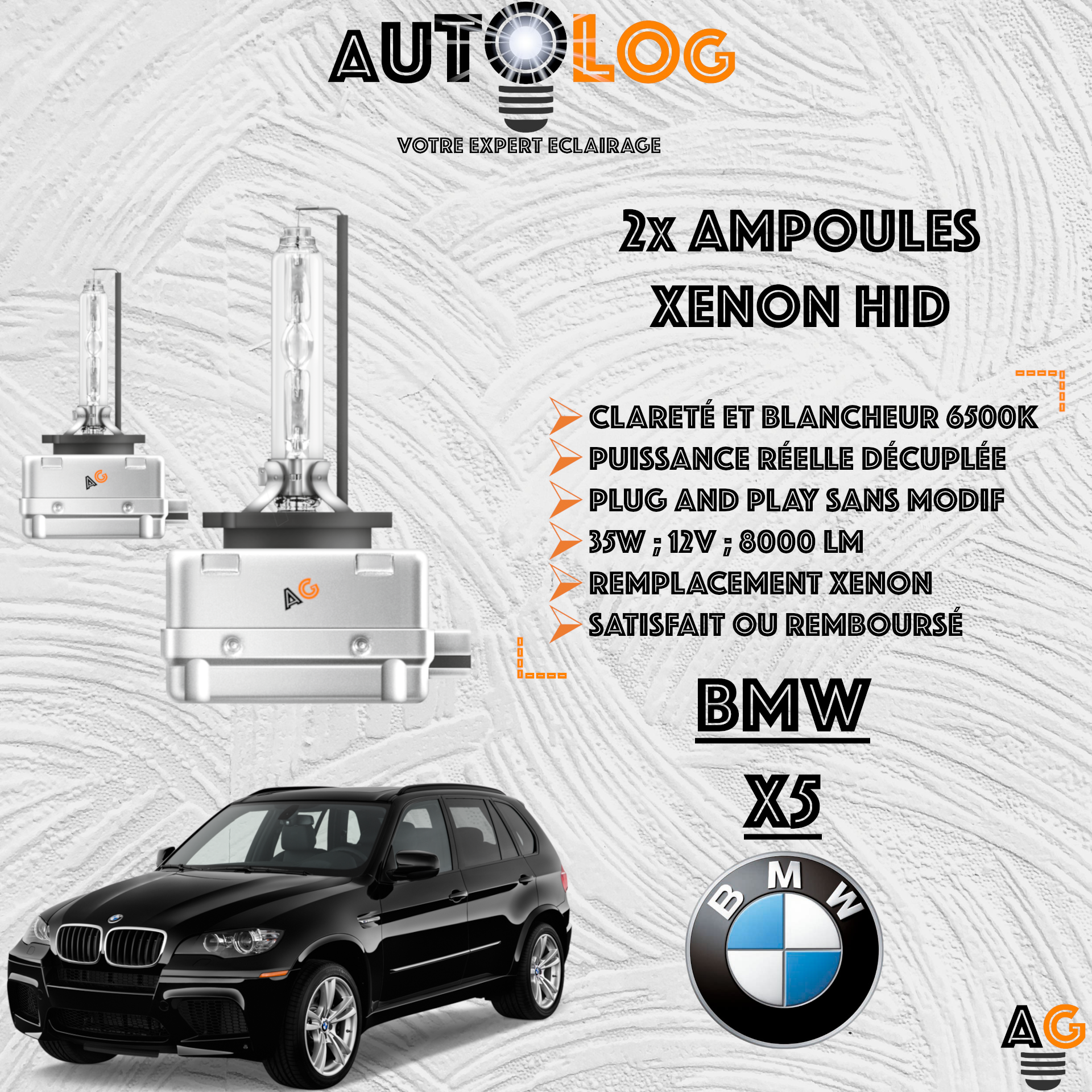 KIT AMPOULE HID XÉNON BMW X5