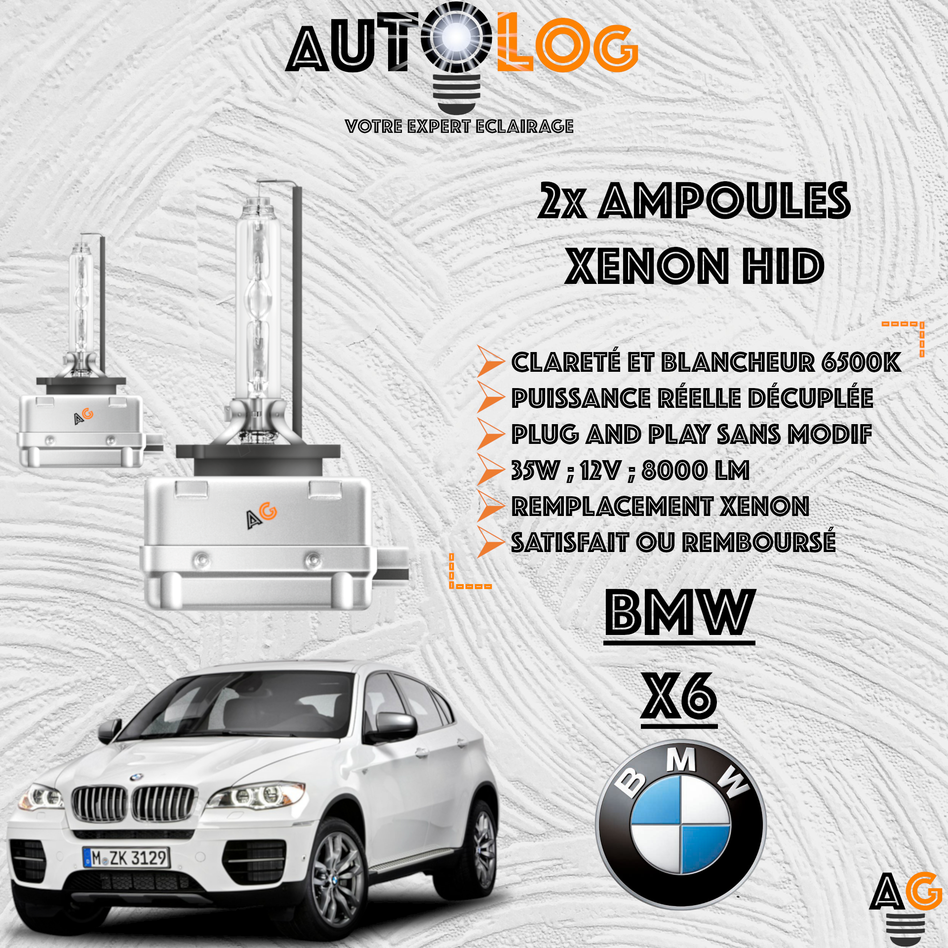 KIT AMPOULE HID XÉNON BMW X6