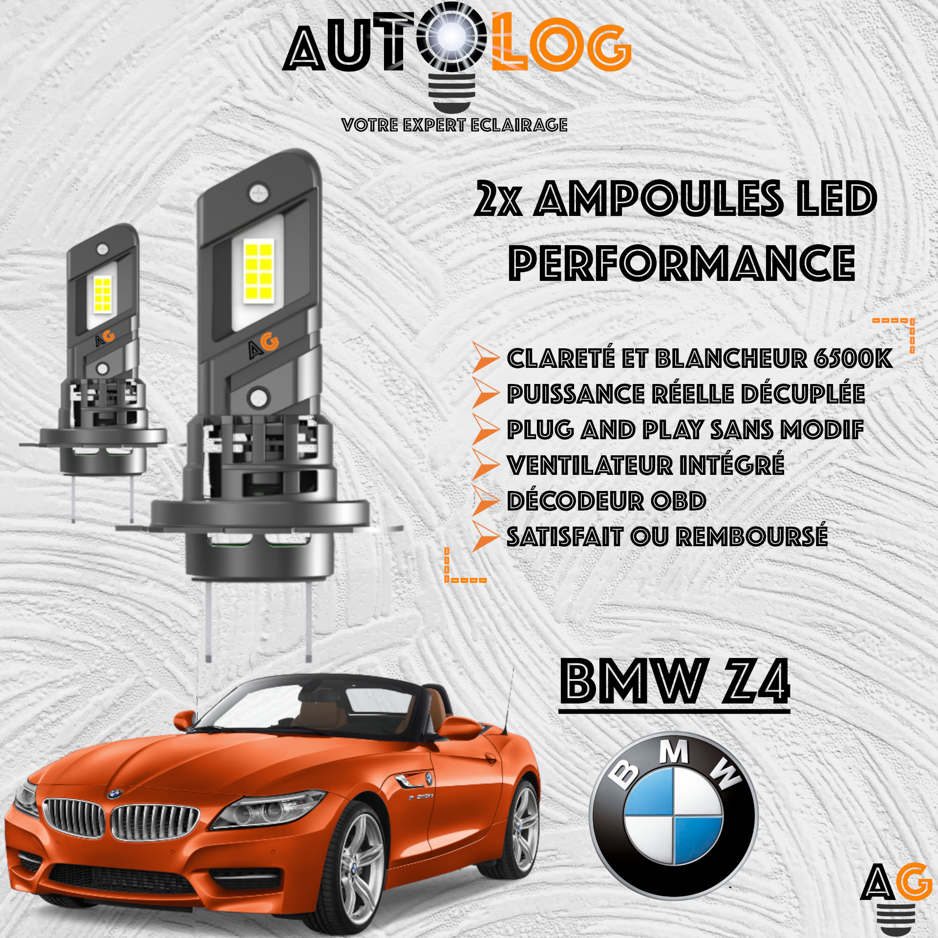 KIT AMPOULE LED BMW Z4 E89