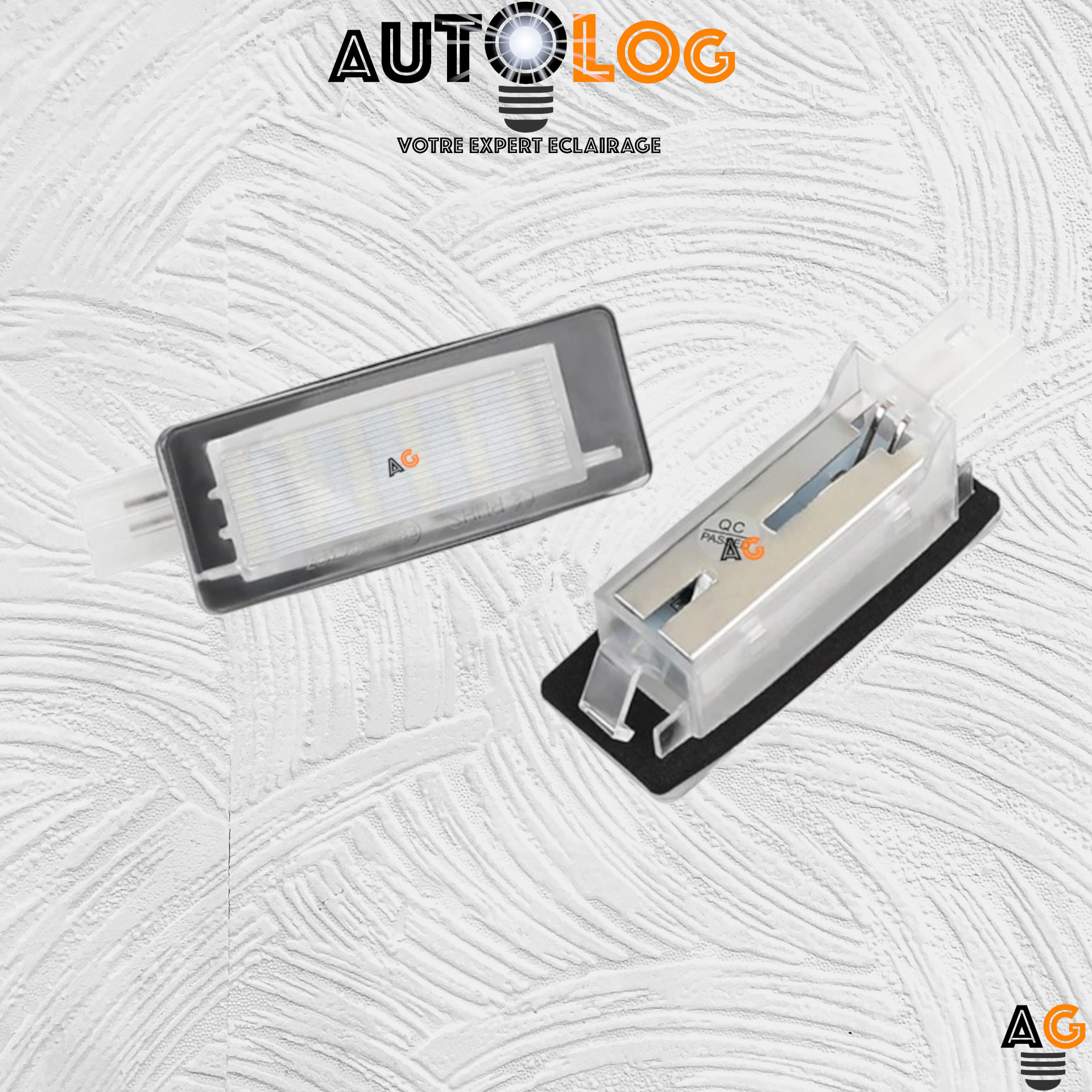 2x Feux de plaque d'immatriculation LED Renault Scenic II