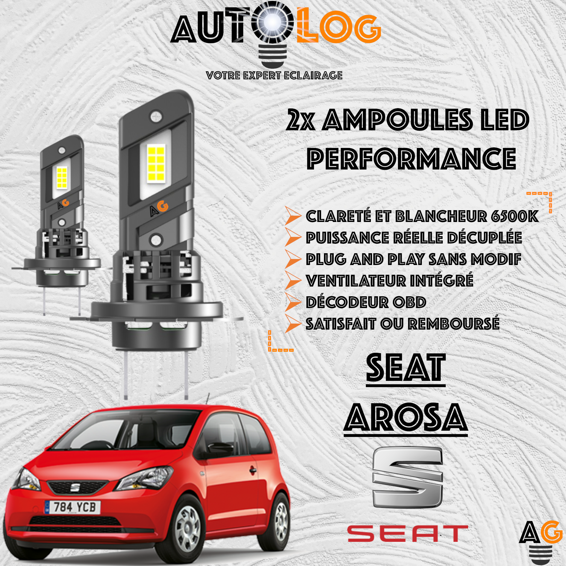 KIT AMPOULE LED SEAT AROSA