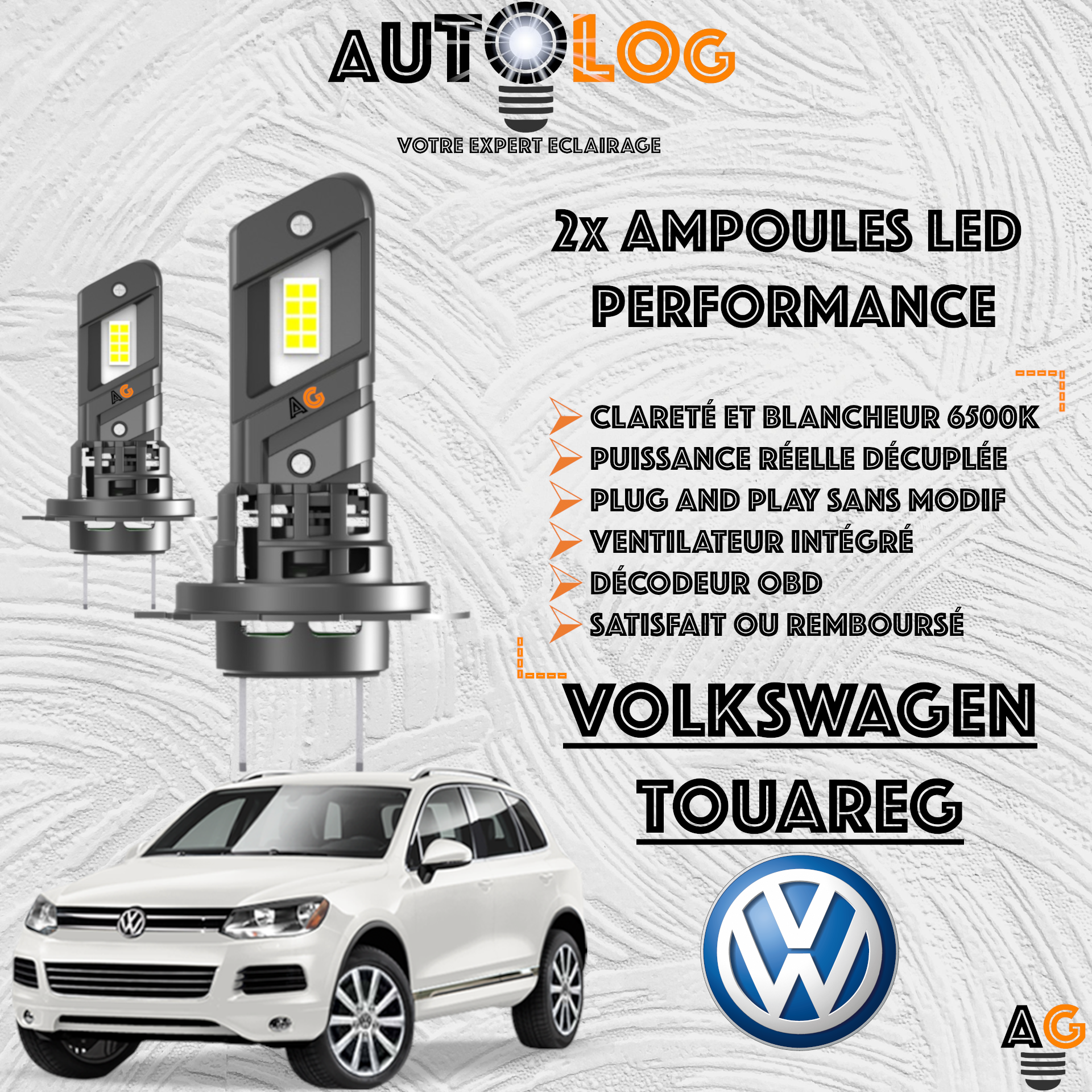 KIT AMPOULE LED VOLKSWAGEN TOUAREG