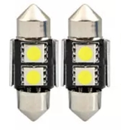 2x Ampoule Intérieur LED Dome 31mm
