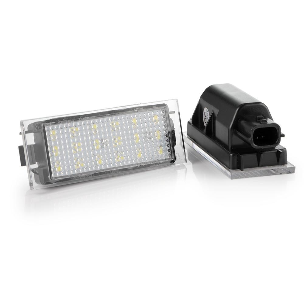 2x Feux de plaque d'immatriculation LED Fiat Talento