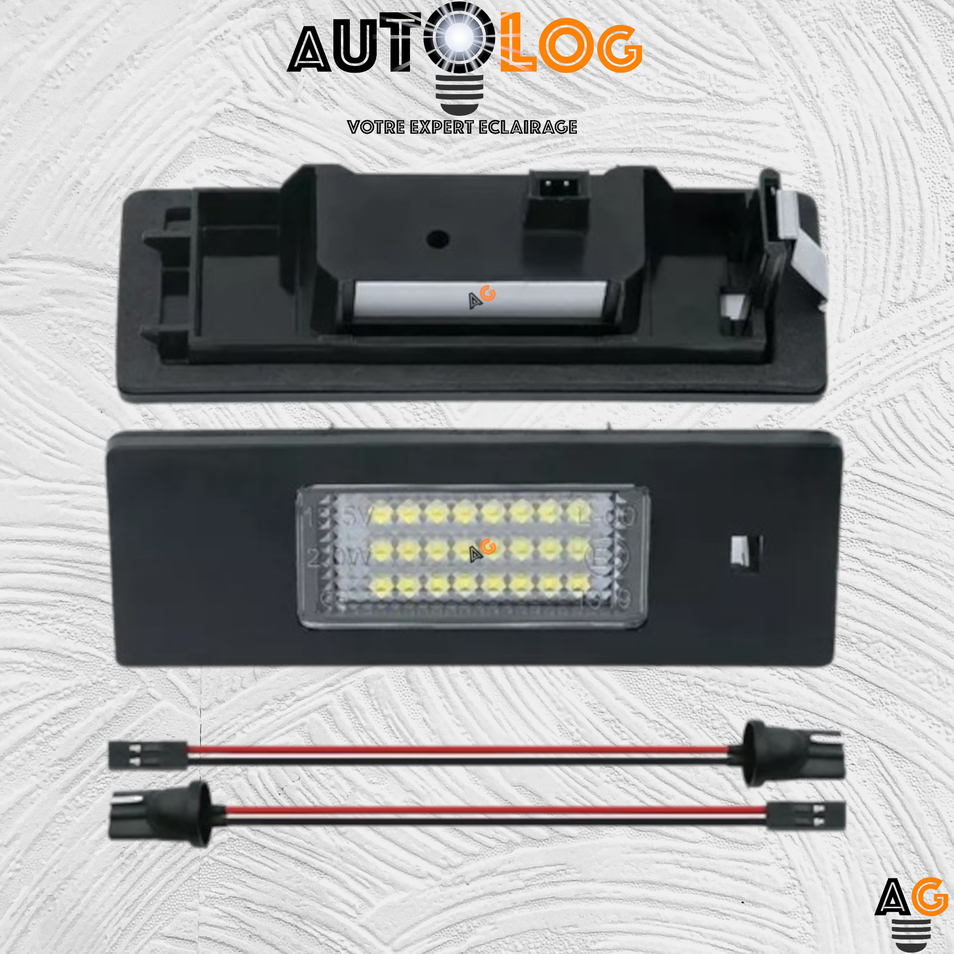 2x Feux de plaque d'immatriculation LED BMW Série 1 E81