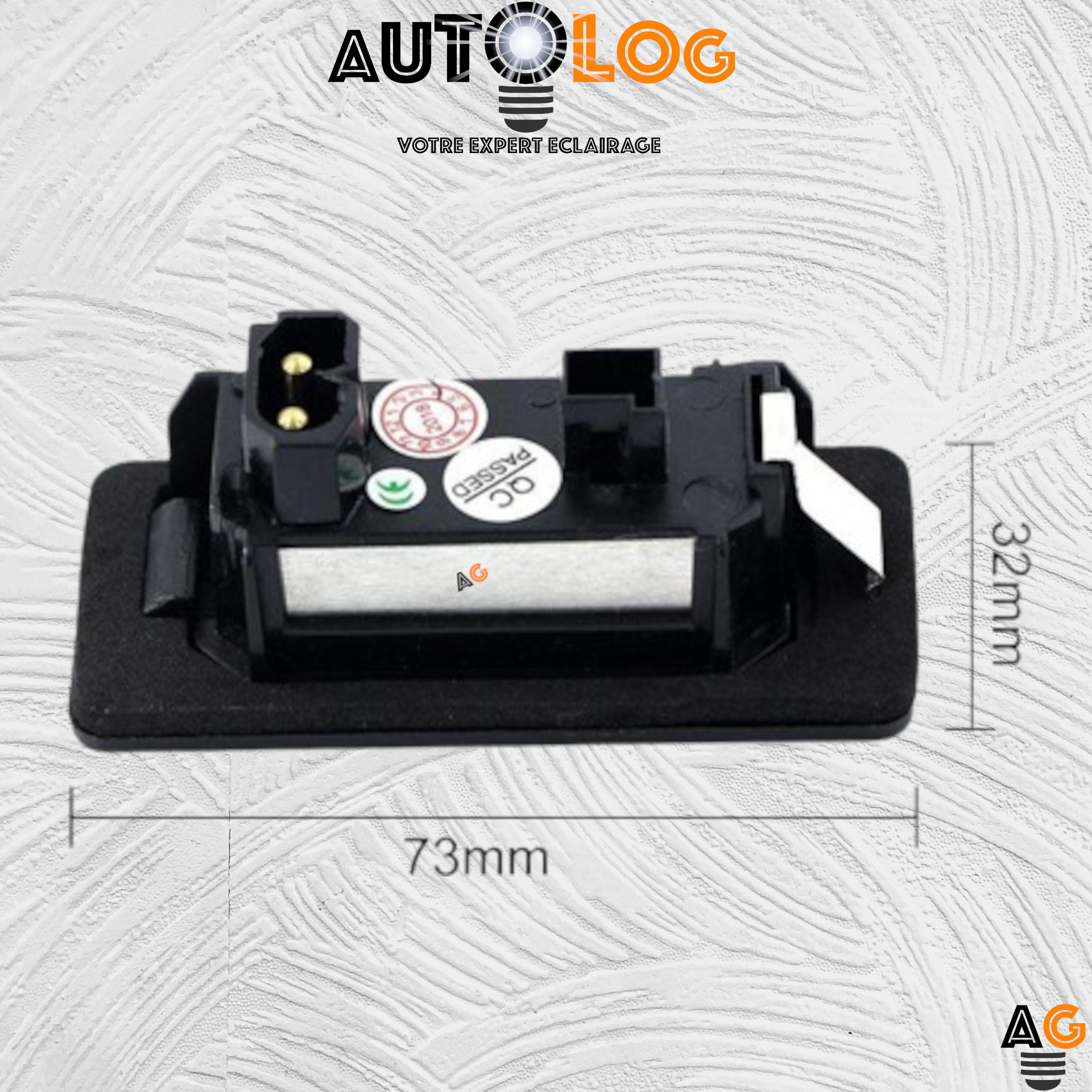 2x Feux de plaque d'immatriculation LED BMW Serie 3 E93