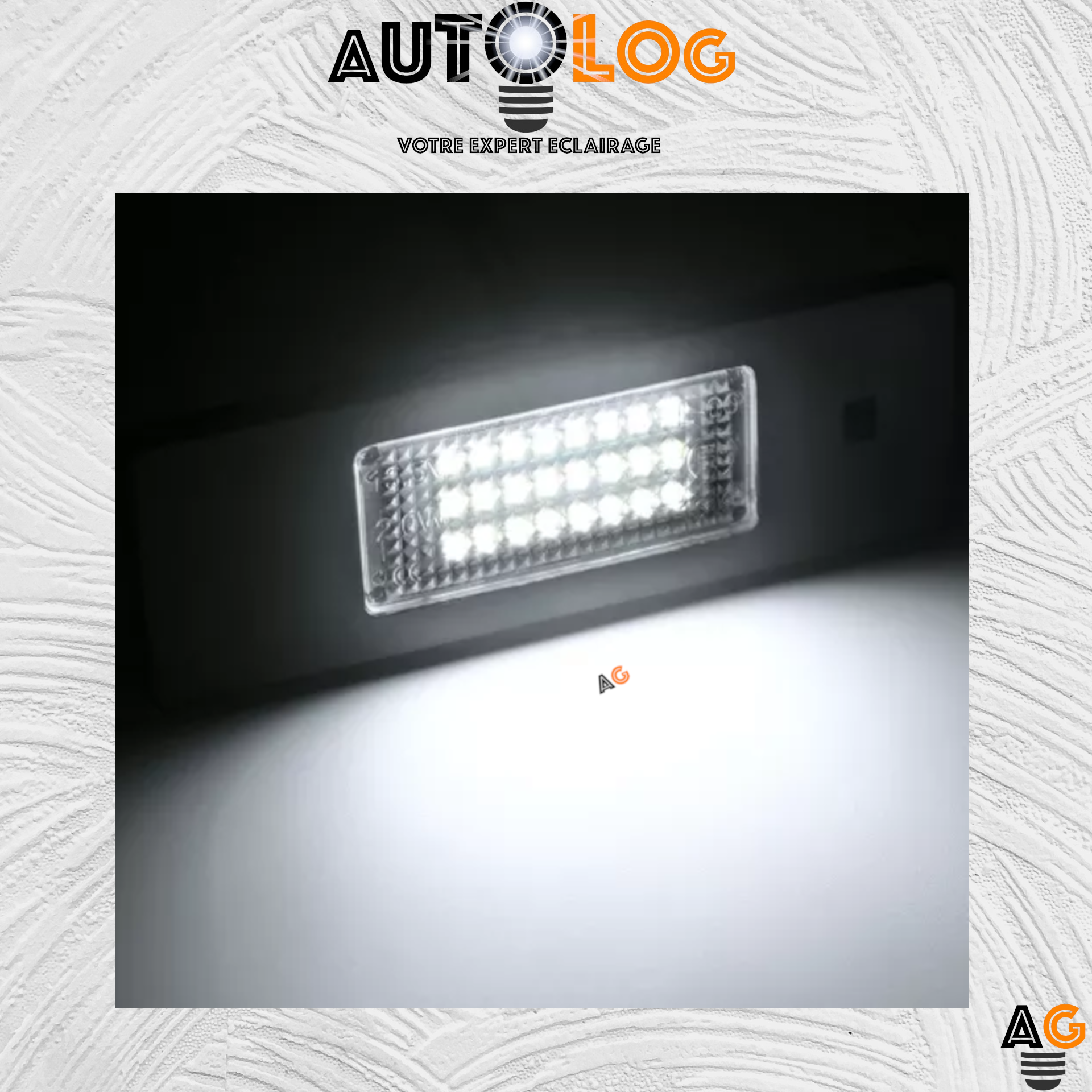 2x Feux de plaque d'immatriculation LED BMW Serie 5 E61