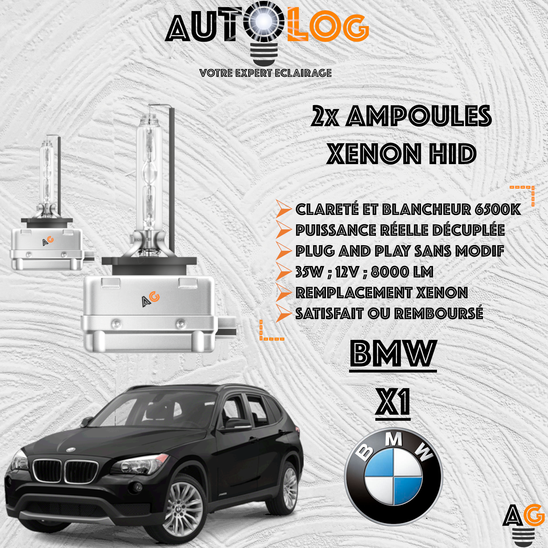 KIT AMPOULE HID XÉNON BMW X1