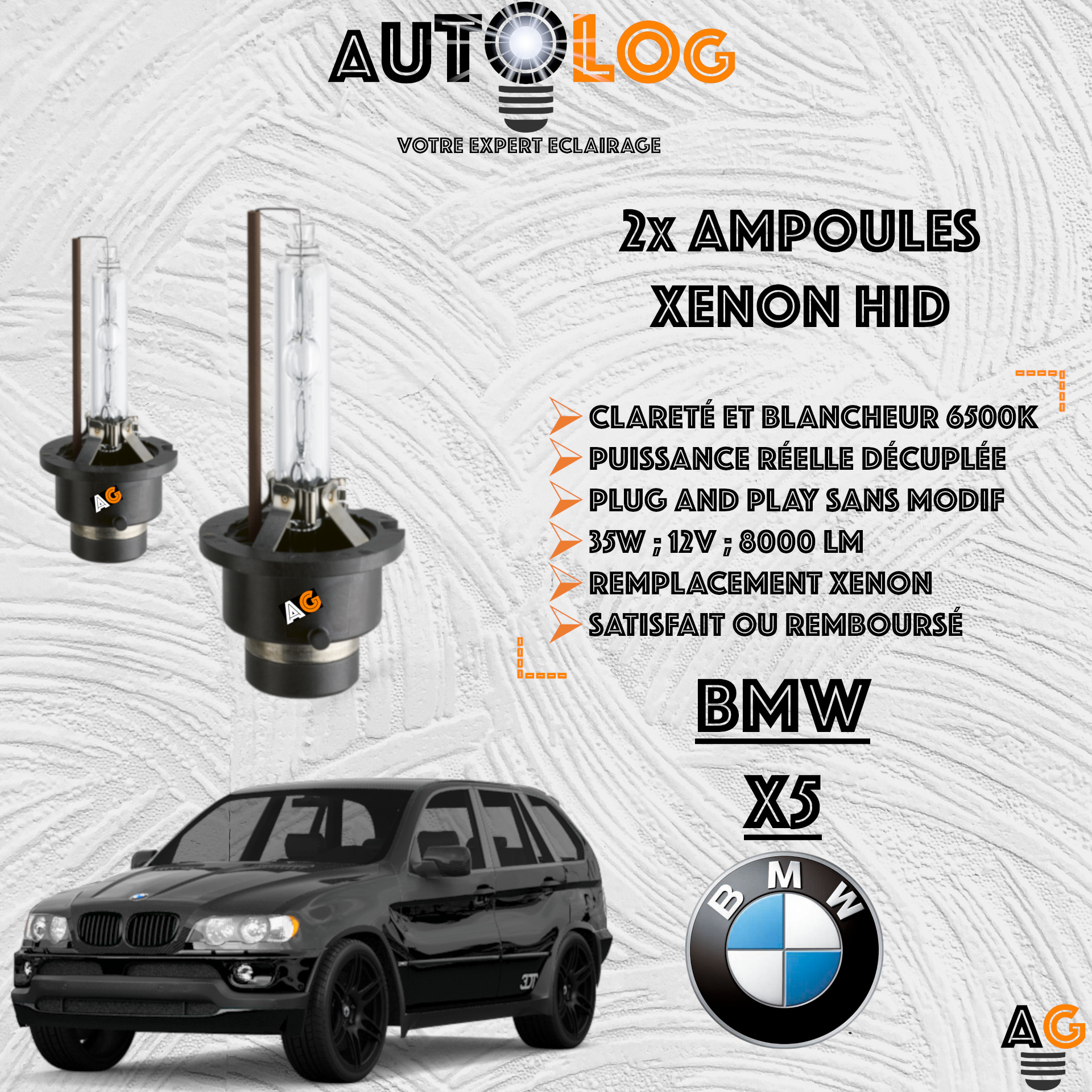 KIT AMPOULE HID XÉNON BMW X5