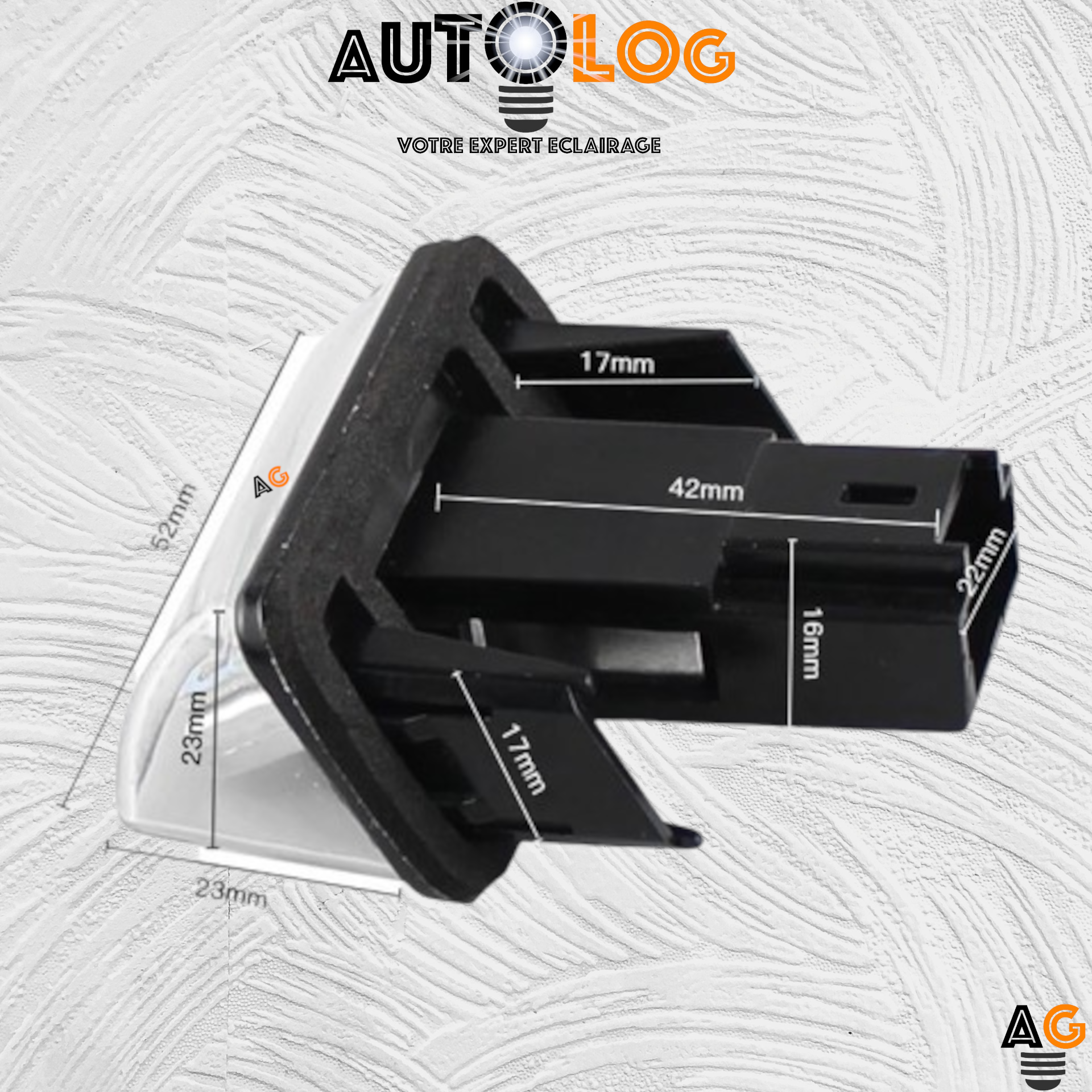 2x Feux de plaque d'immatriculation LED Peugeot 5008