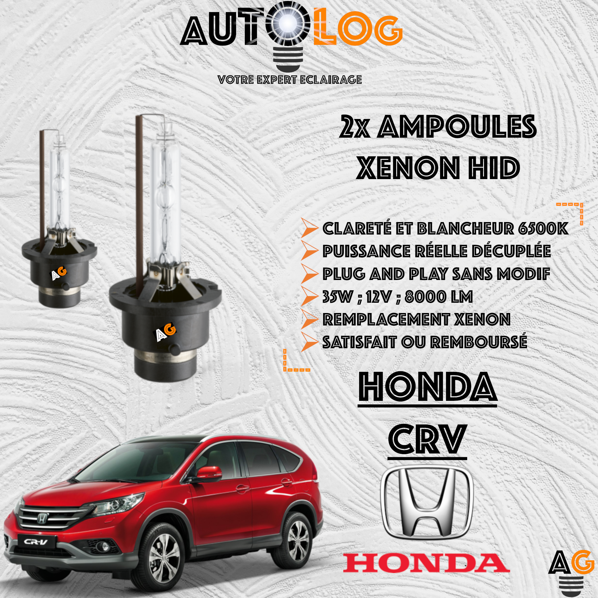 KIT AMPOULE HID XÉNON HONDA CR-V