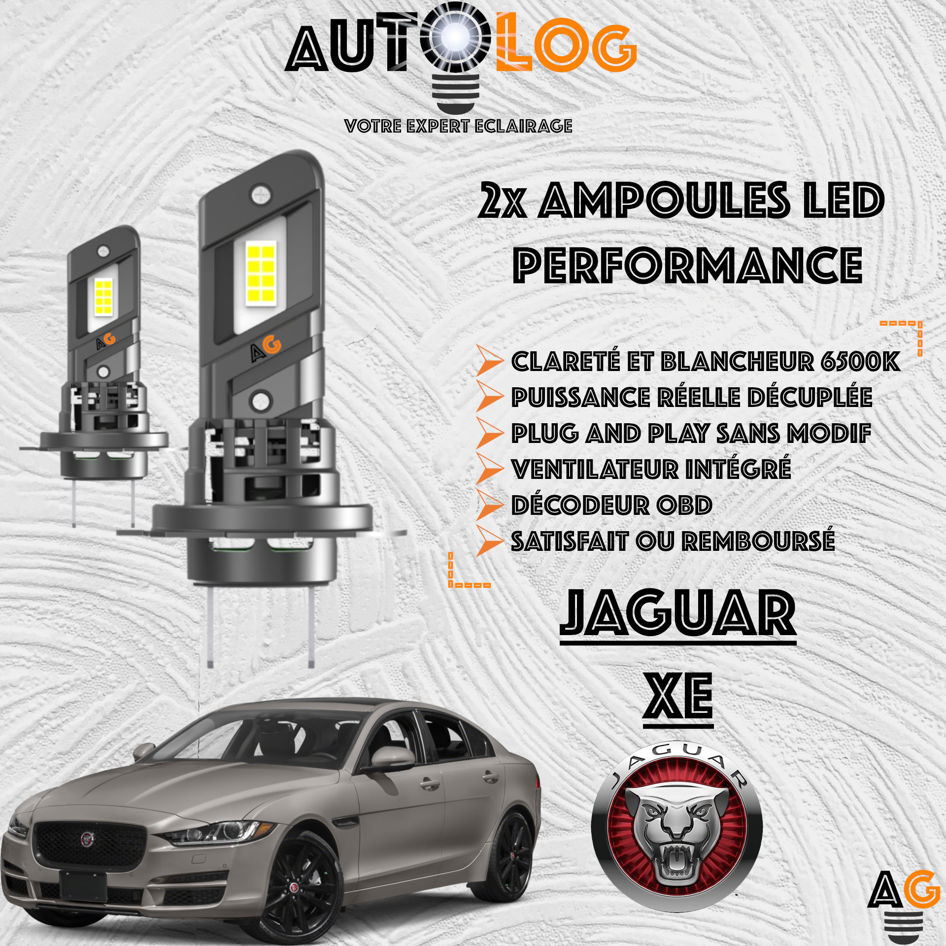 KIT AMPOULE LED JAGUAR XE