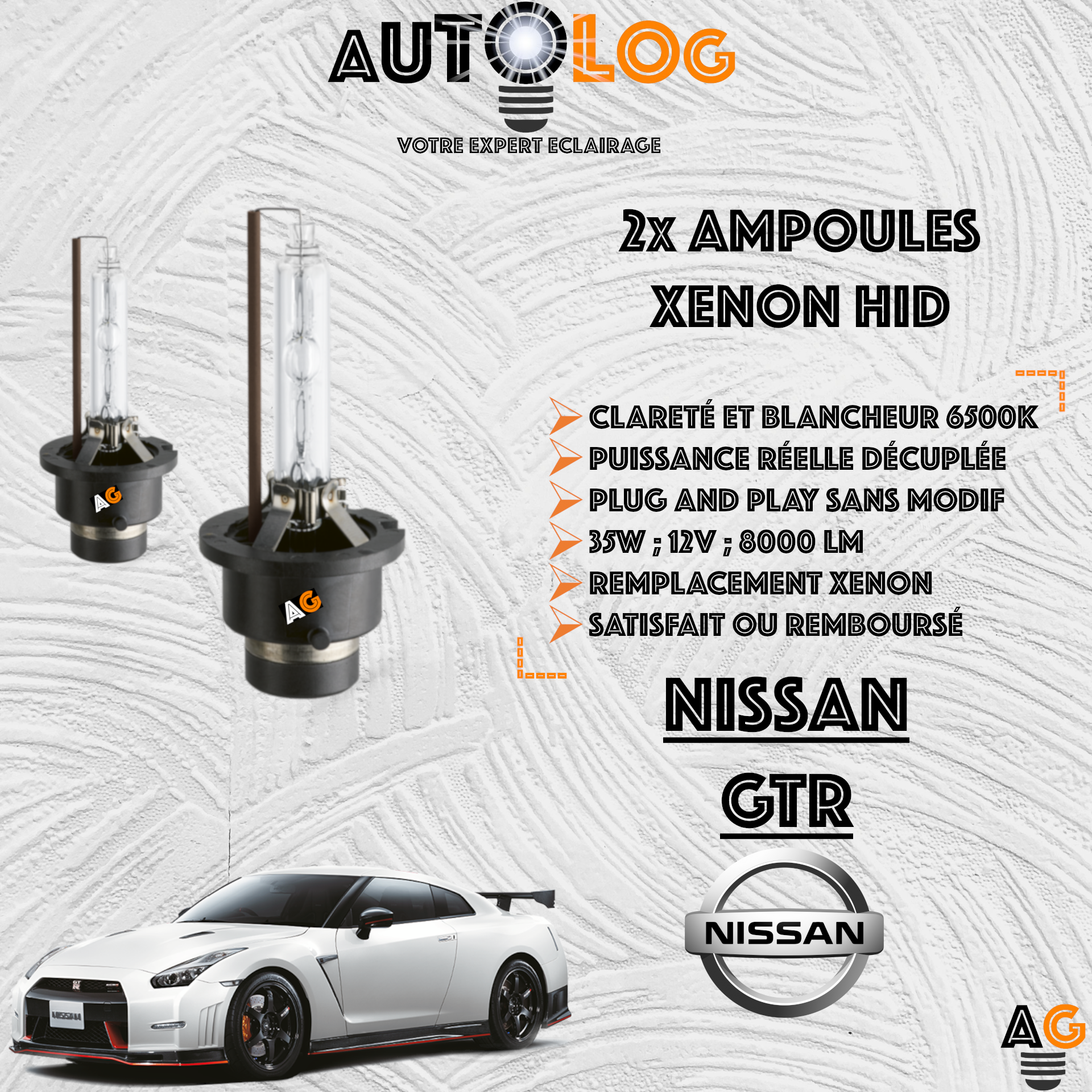 KIT AMPOULE HID XÉNON NISSAN GTR