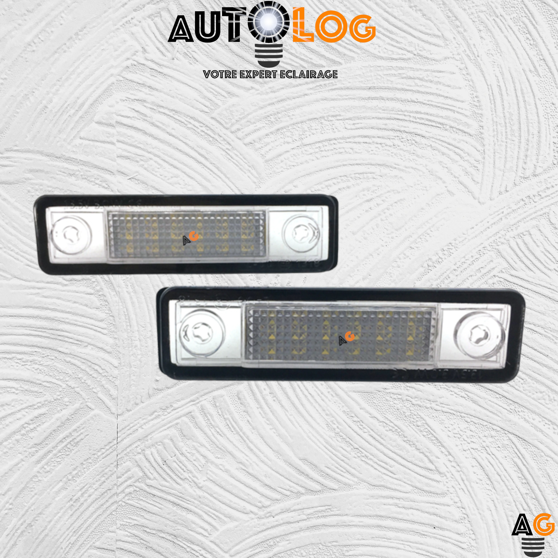 2x Feux de plaque d'immatriculation LED Opel Vectra