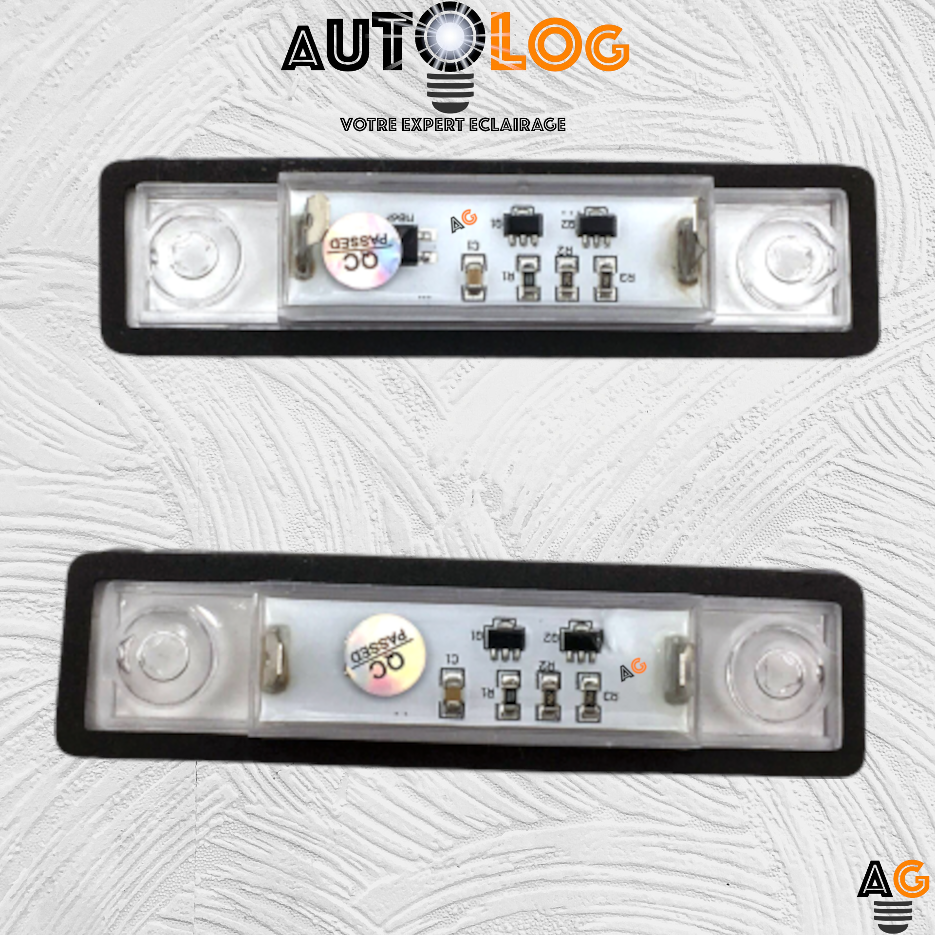 2x Feux de plaque d'immatriculation LED Opel Zafira