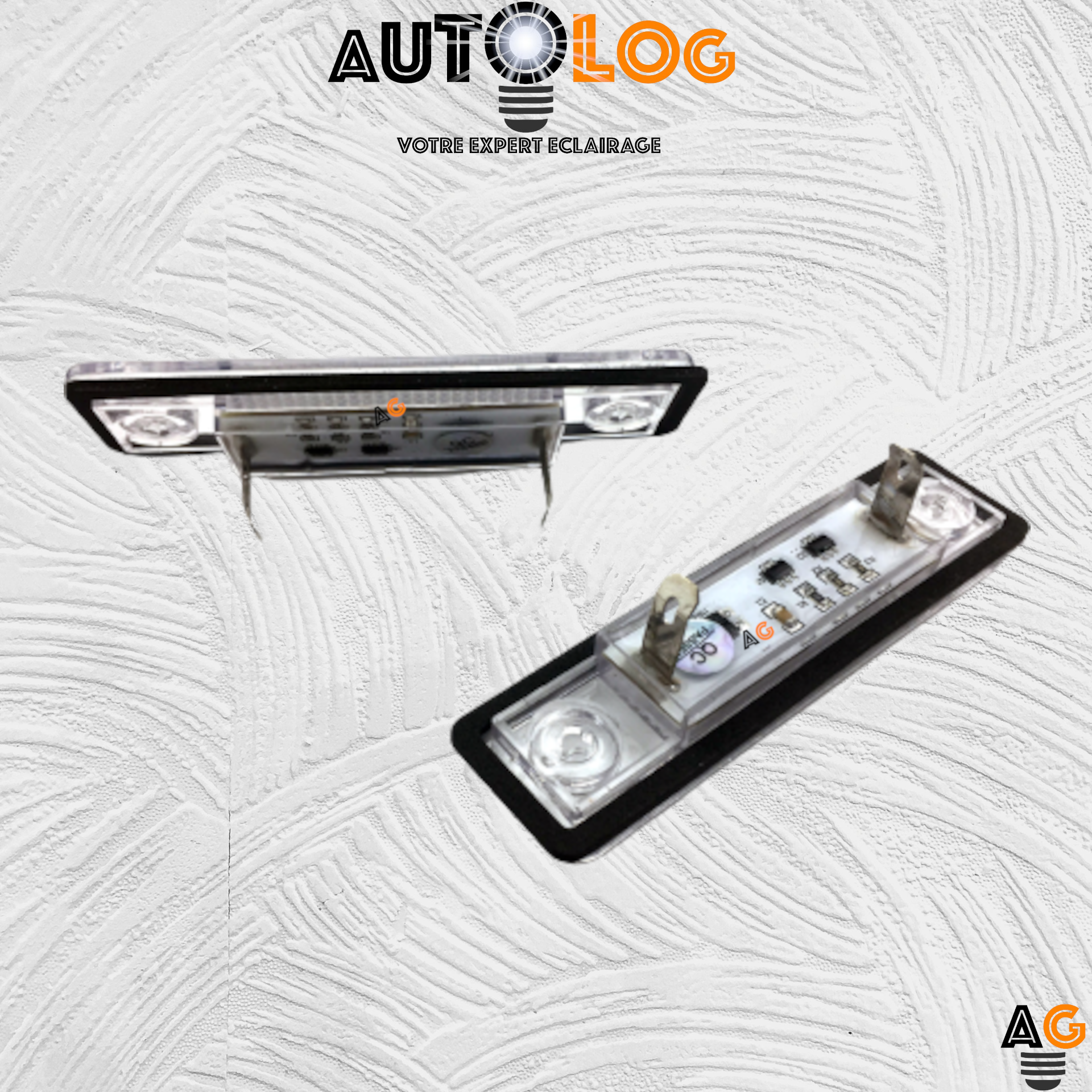 2x Feux de plaque d'immatriculation LED Opel Zafira