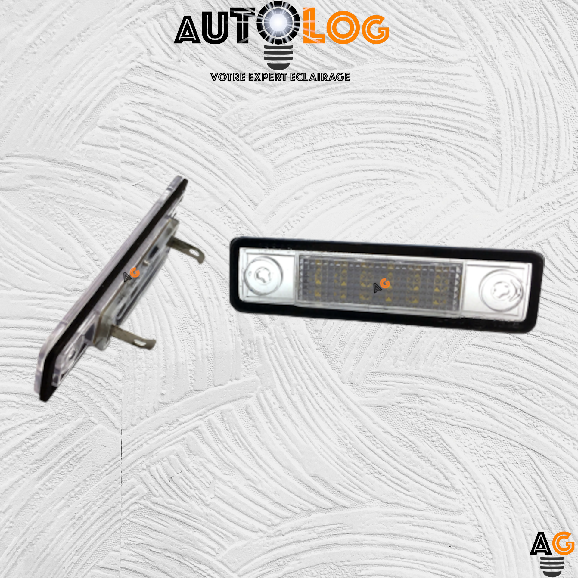2x Feux de plaque d'immatriculation LED Opel Zafira