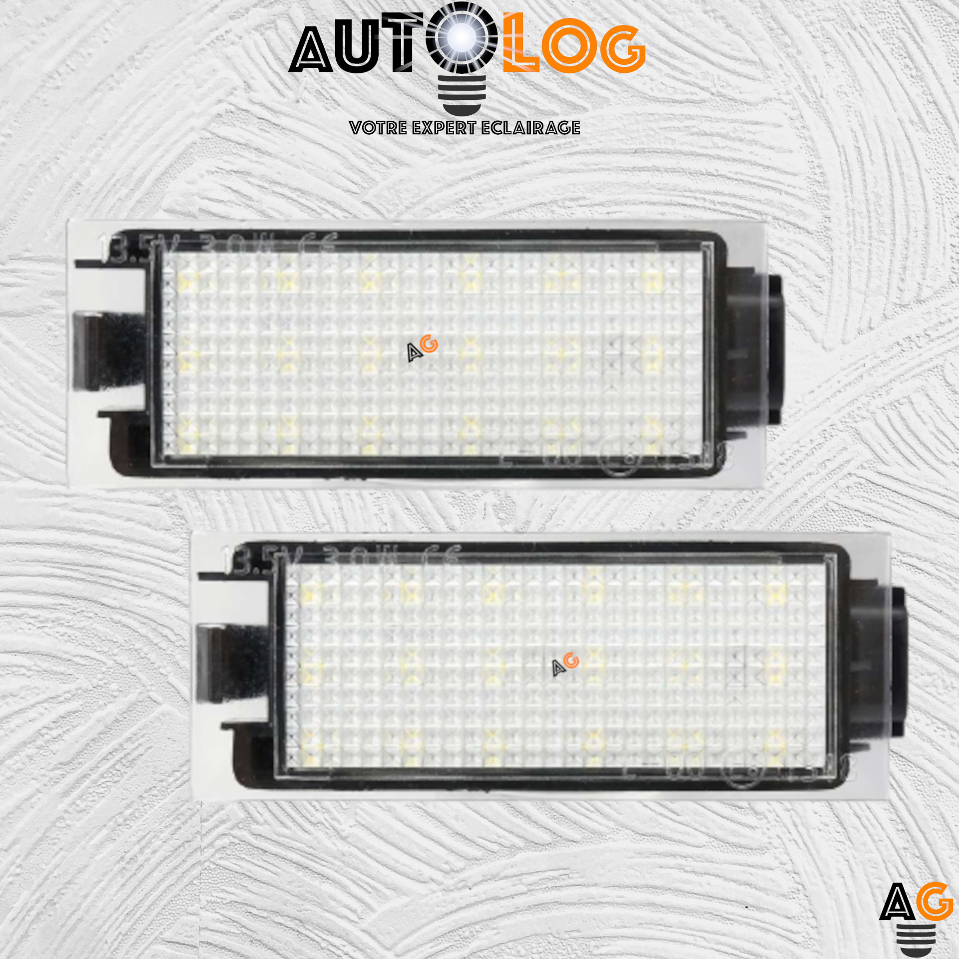 2x Feux de plaque d'immatriculation LED Renault Espace IV