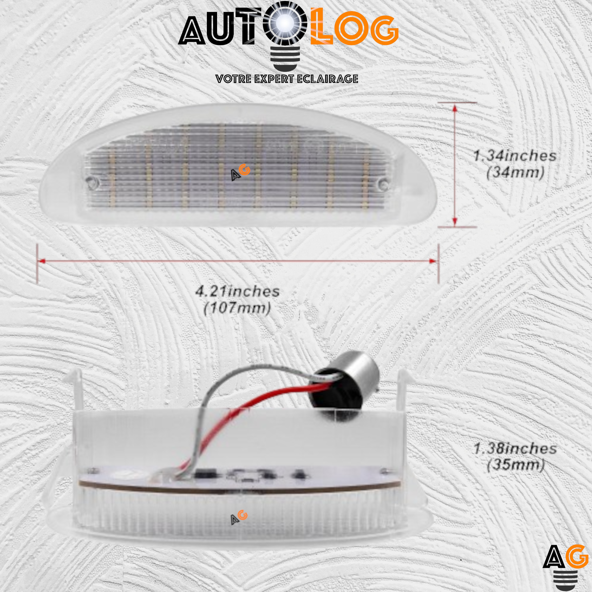 Feux Plaque d'immatriculation LED RENAULT CLIO II
