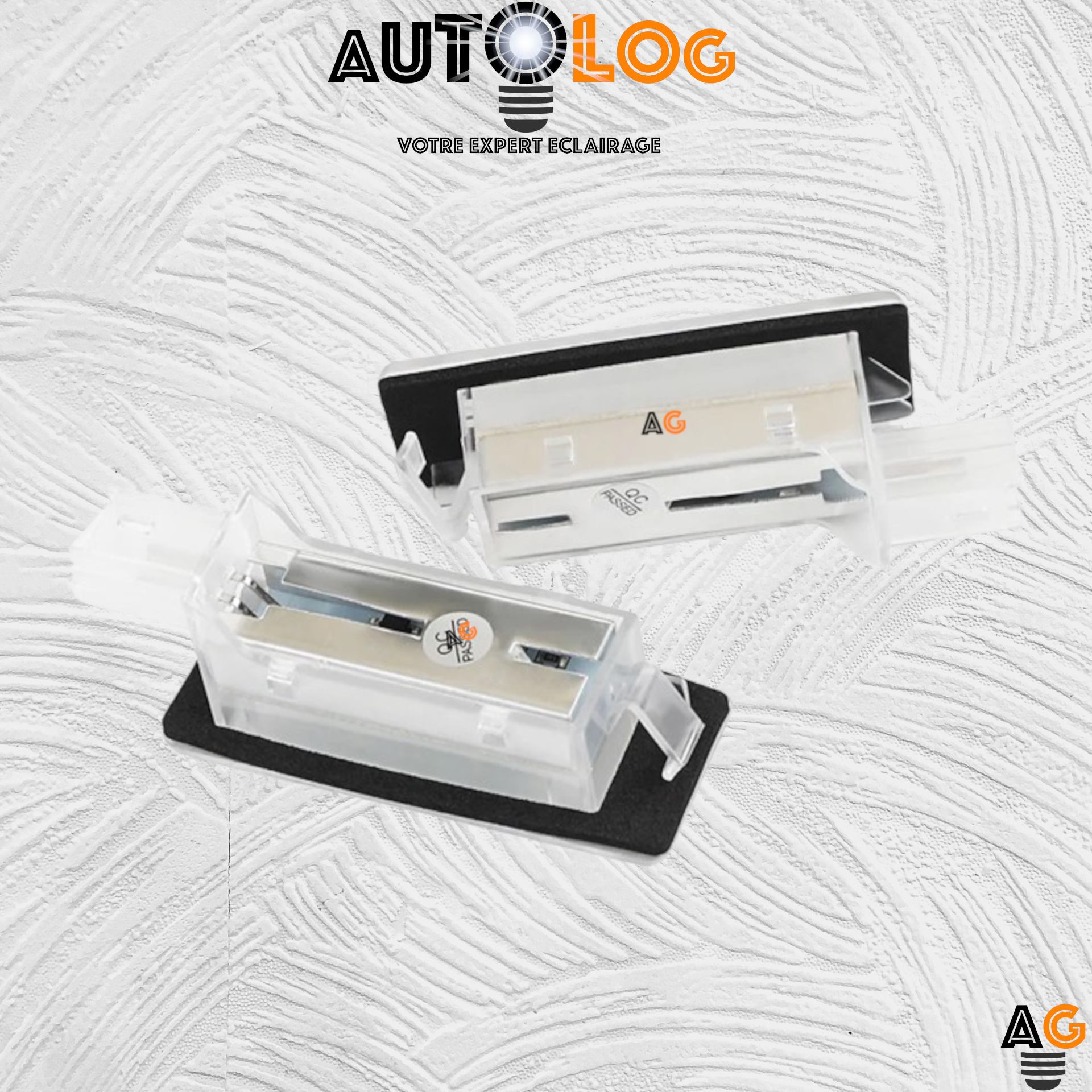 2x Feux de plaque d'immatriculation LED Renault Scenic II