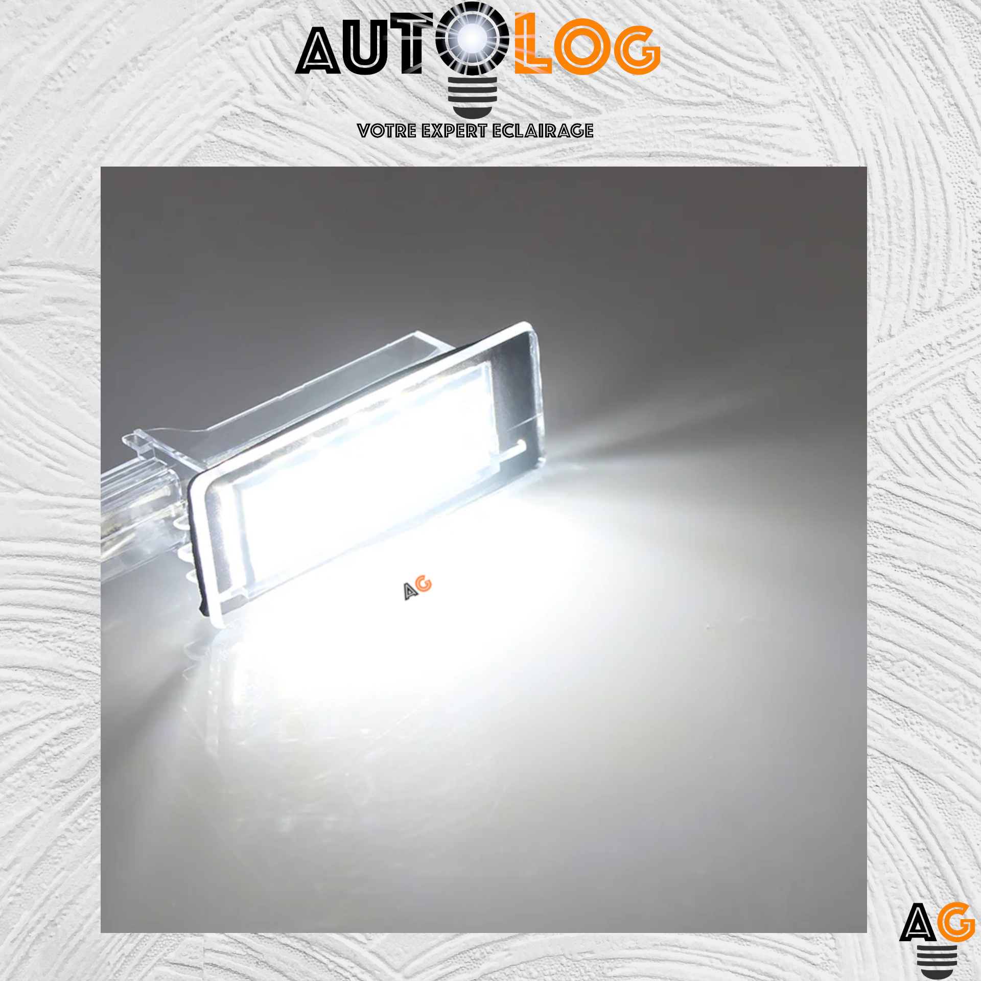 2x Feux de plaque d'immatriculation LED Renault Scenic III