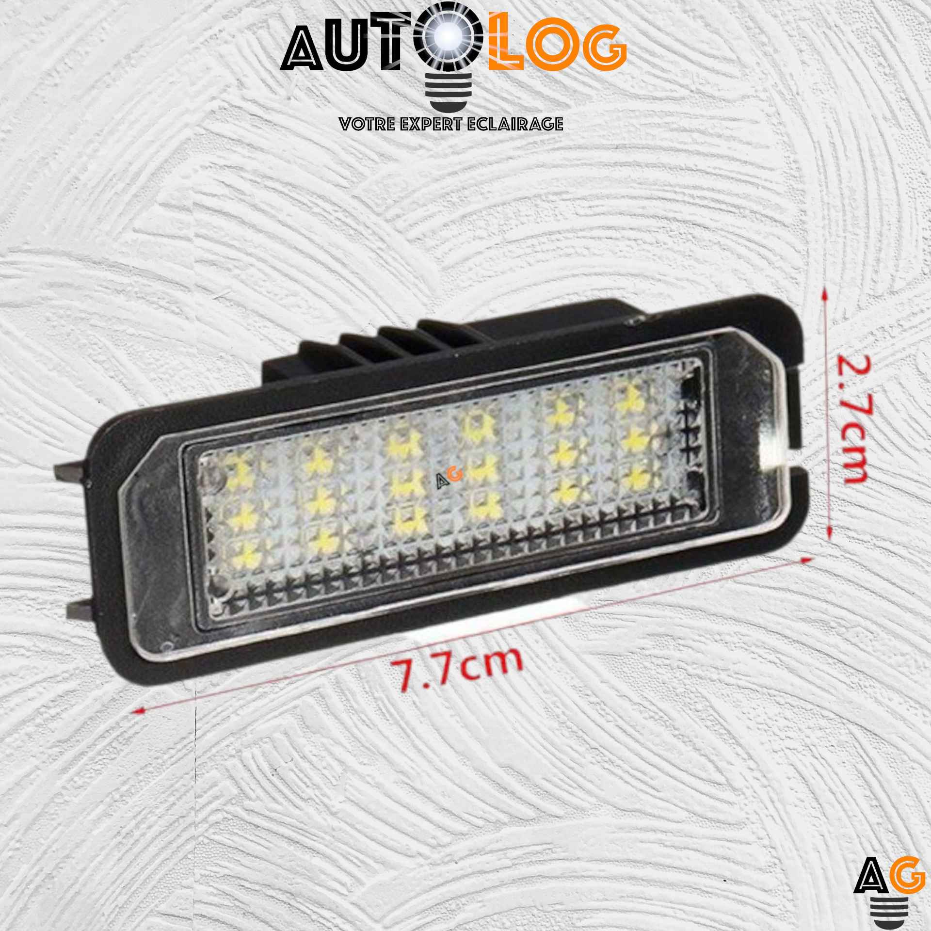 2x Feux Plaque d'immatriculation LED PORSCHE CAYENNE