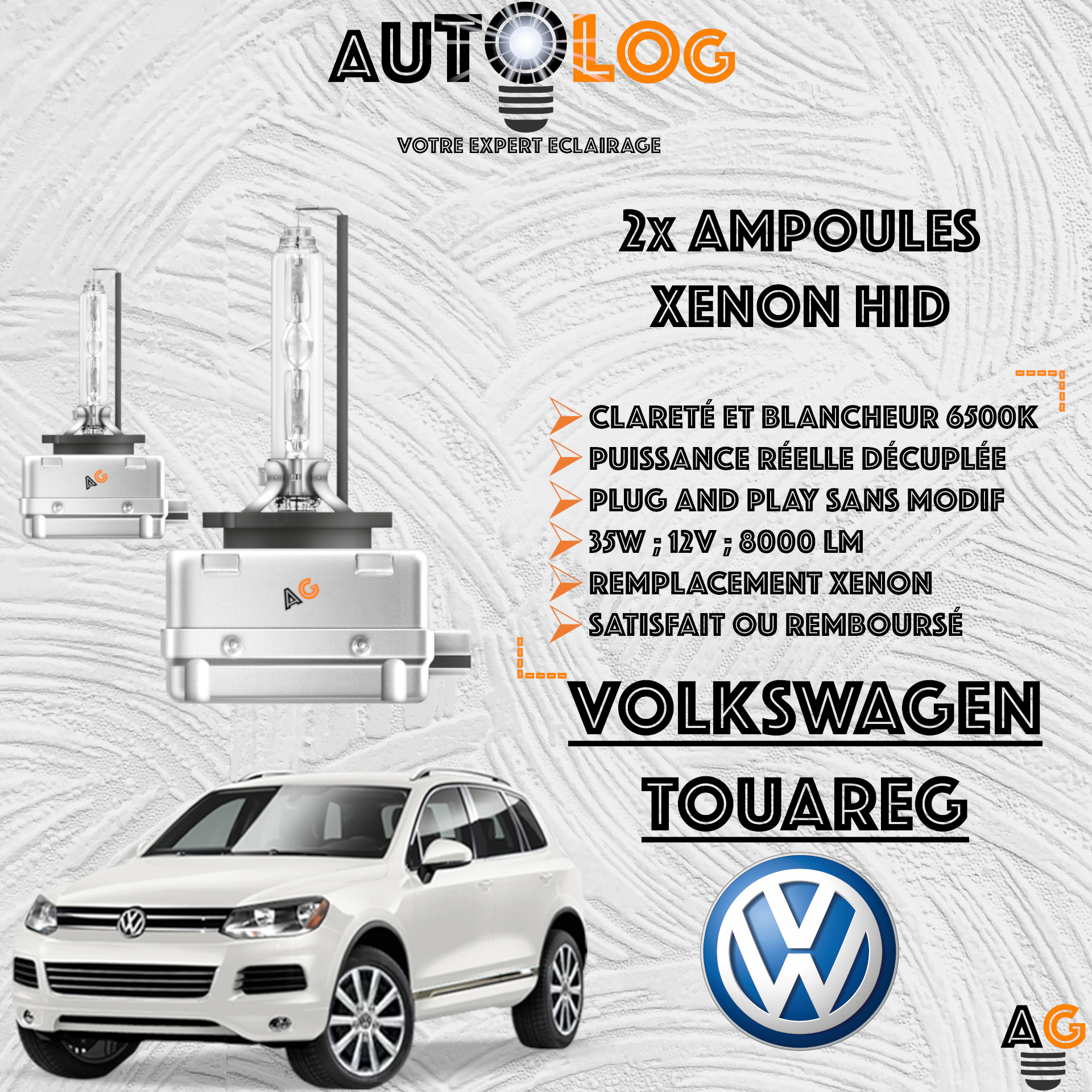 KIT AMPOULE HID XÉNON VOLKSWAGEN TOUAREG