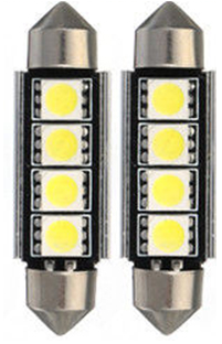 2x Ampoule Intérieur LED Dome 41mm