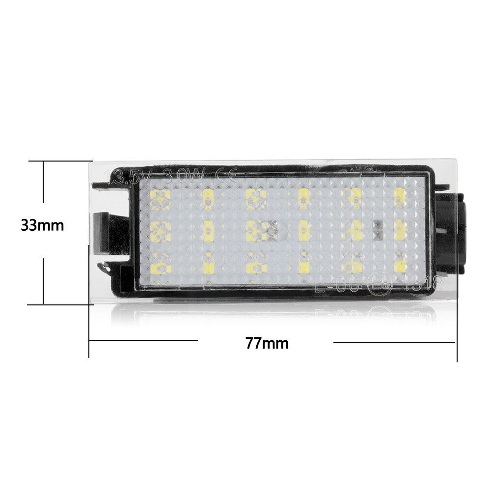 2x Feux de plaque d'immatriculation LED Nissan NV300