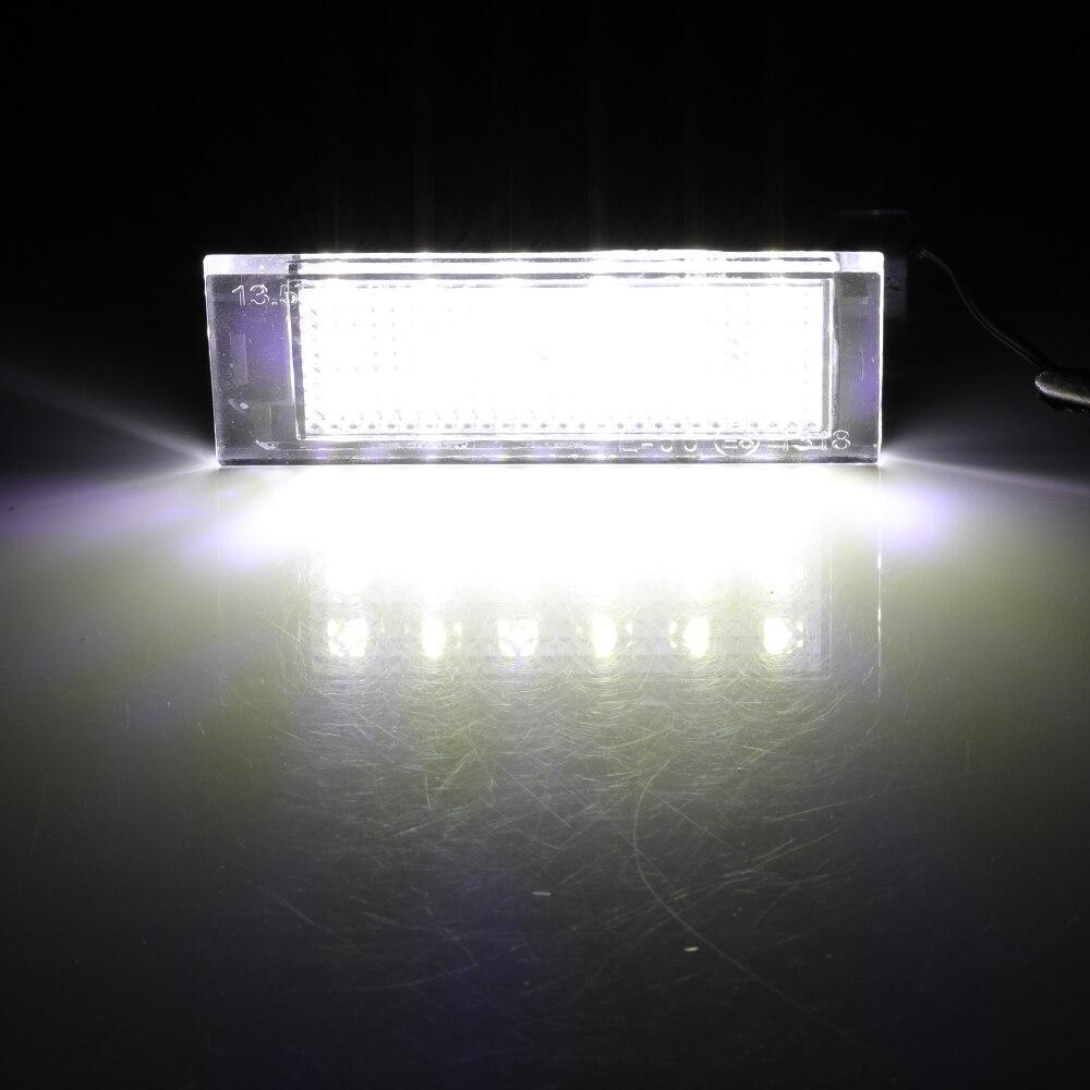 2x Feux de plaque d'immatriculation LED Smart For Four