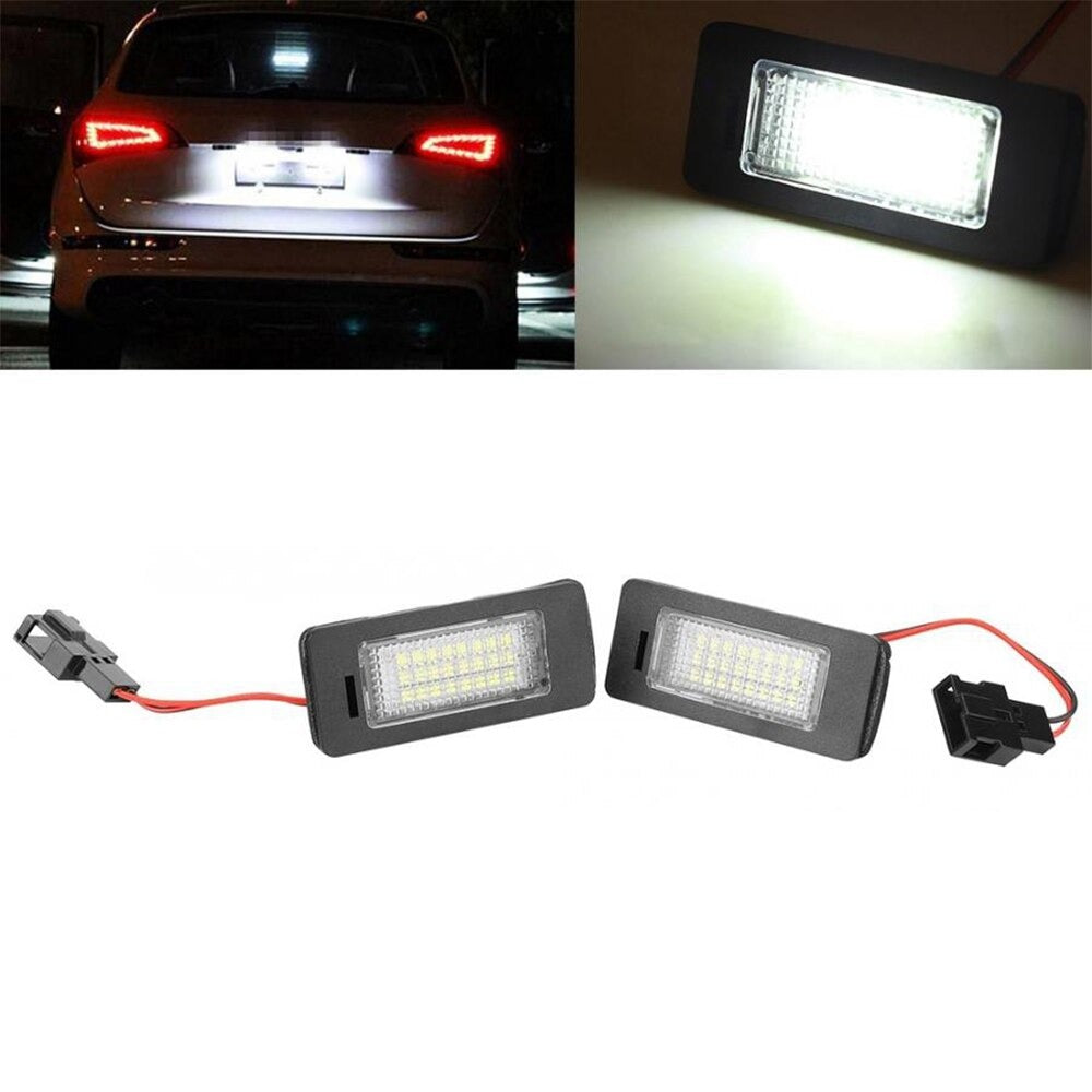 2 MODULE ECLAIRAGE PLAQUE IMMATRICULATION LED POUR VW GOLF 4 5 6 POLO EOS  NEW BEETLE PASSAT SCIROCCO - ADTUNING FRANCE