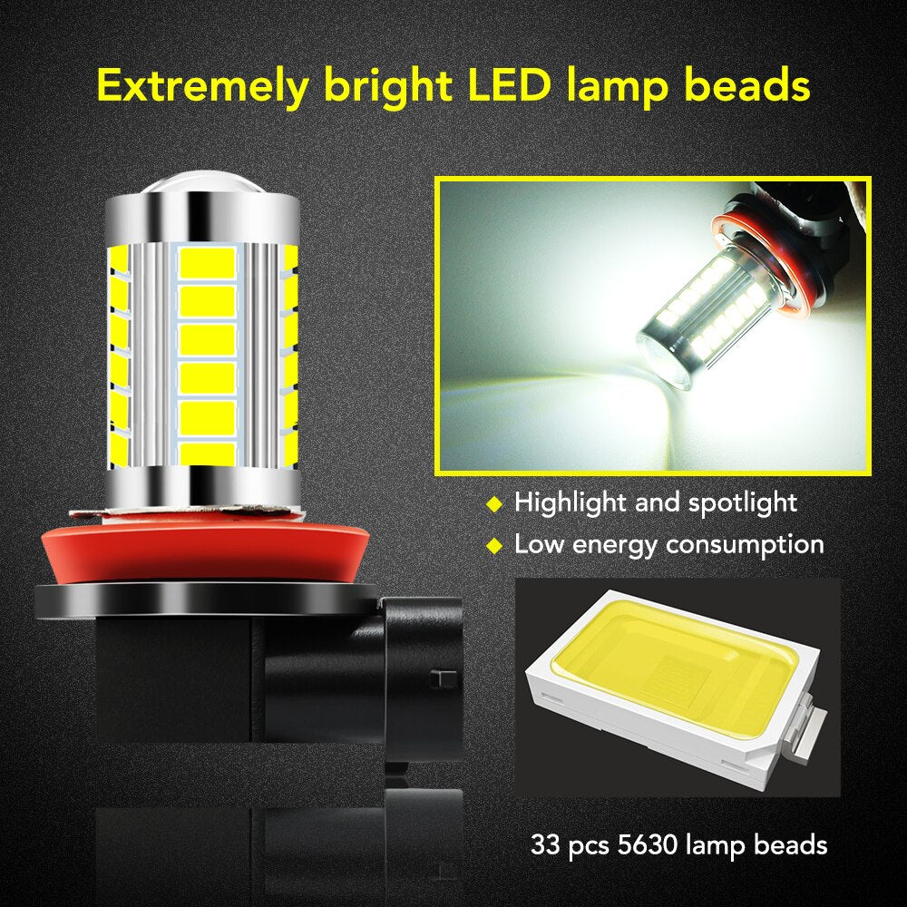 Ampoule antibrouillard LED H8